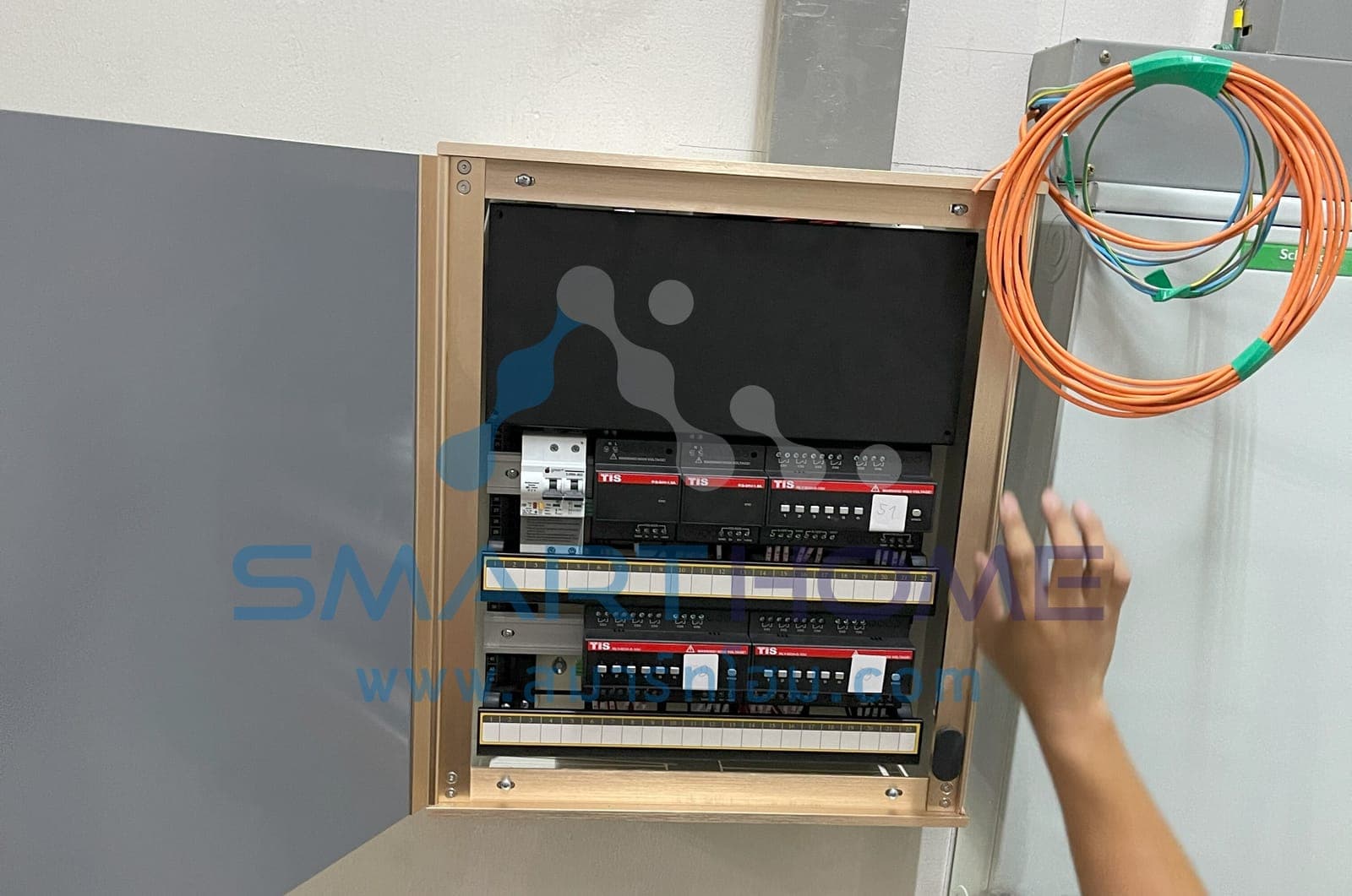 การเดินสายภายในตู้ Smart DB
